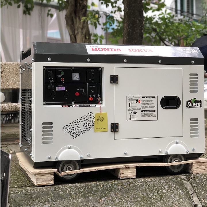 Máy Phát Điện Honda Chạy Dầu 10KVA-1p Chống Ồn