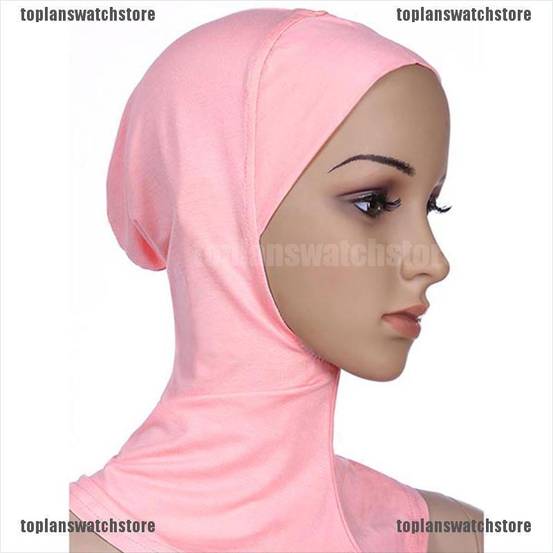 Mũ trùm đầu vải cotton phong cách Hồi giáo cho nữ