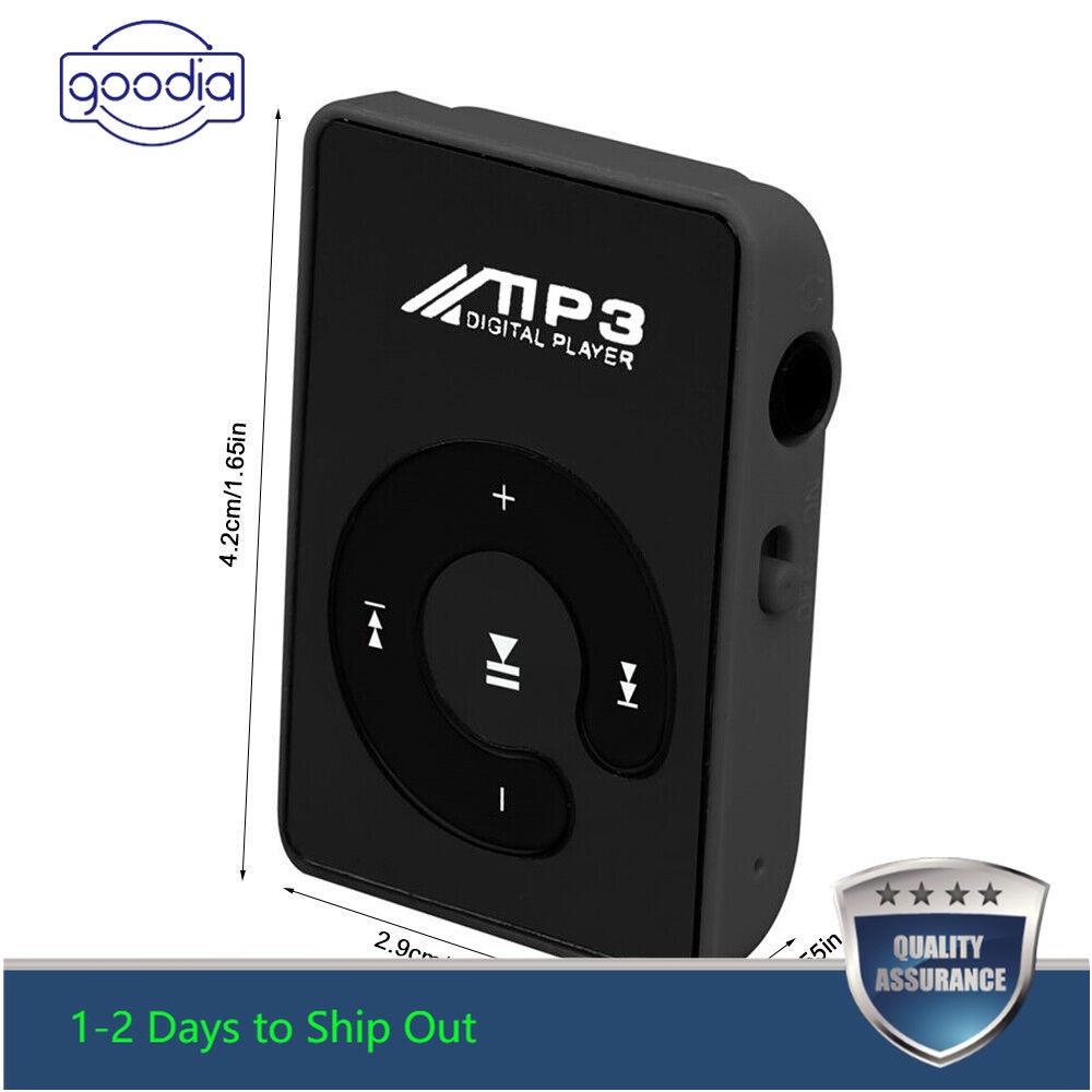 Máy Nghe Nhạc MP3 Mini Hỗ Trợ Thẻ Nhớ 8GB TF Có Cáp USB