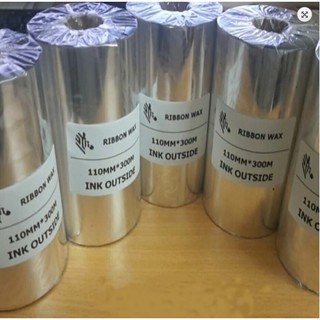 Mưc wax 110mm*300m - mực in mã vạch wax-ribbon - ht11