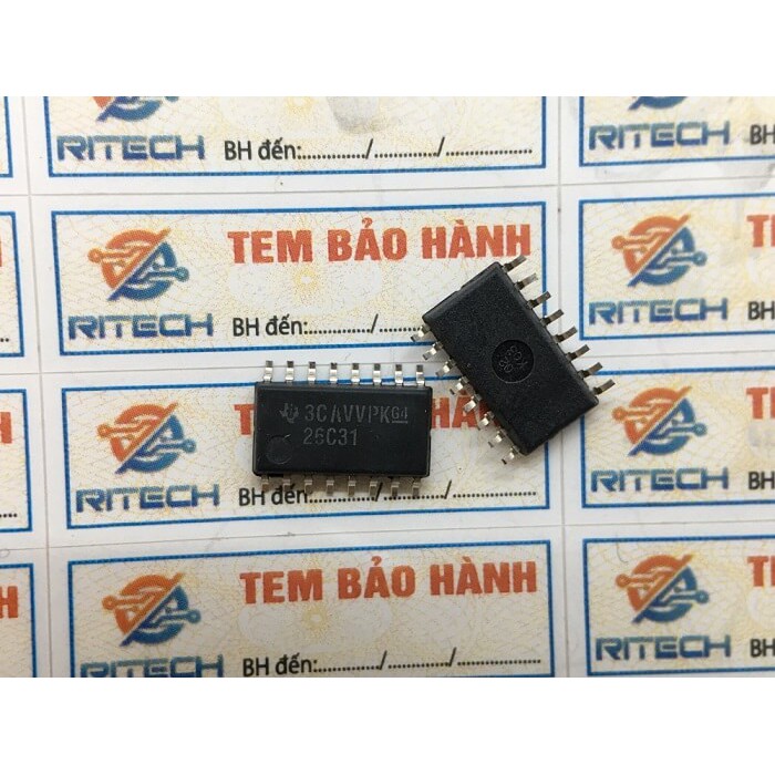 AM26C31INSR, AM26C31, 26C31 SOP-16 5.2MM IC