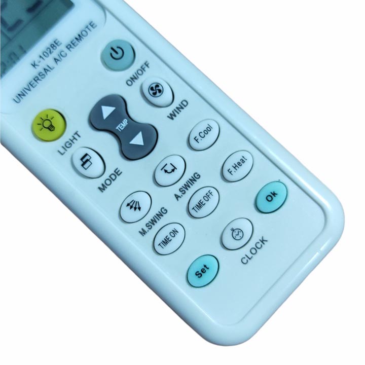 điều khiển điều hoà đa năng điều khiển đa năng remote đa năng tích hợp đèn pin(tặng kèm pin)