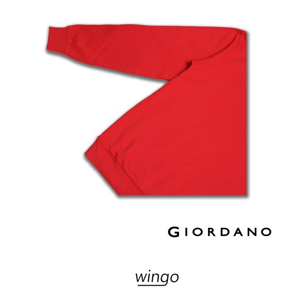 Áo Nỉ Giordano Classic Sweater Red | BigBuy360 - bigbuy360.vn