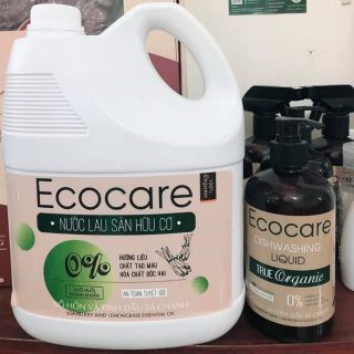 Combo 2chai : nước lau sàn , nước rửa chén , hữu cơ bồ hòn tinh dầu sả chanh