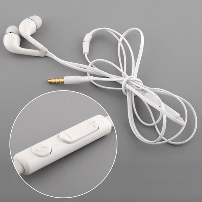 Tai Nghe Có Dây Điều Chỉnh Màu Trắng Phổ Biến Dành Cho Điện Thoại Apple