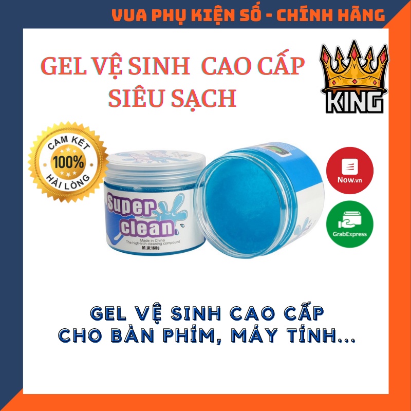 Gel vệ sinh bàn phím máy tính Super clean ( loại xanh nước biển cao cấp )