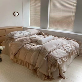 Bộ chăn ga gối COTTON LINEN phong cách Châu Âu