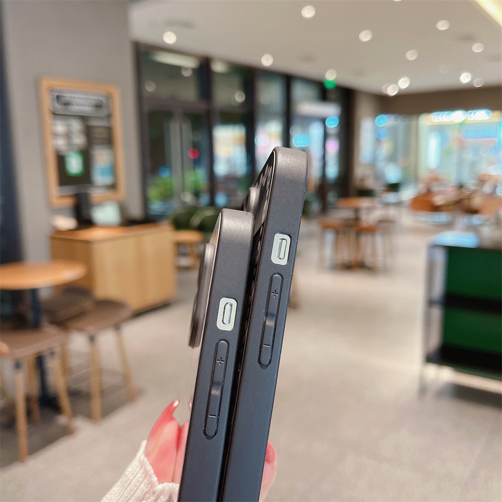 Ốp Điện Thoại Mặt Kính In Họa Tiết Thời Trang Có Tấm Bảo Vệ Ống Kính Cho IPhone 13 12 11 Pro Max XS Max