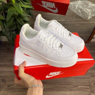Mới về 👟 Giày thể theo nữ a.f.1 shadow Trắng, giày Ari Force Shadow Trắng Nữ full size nam nữ
