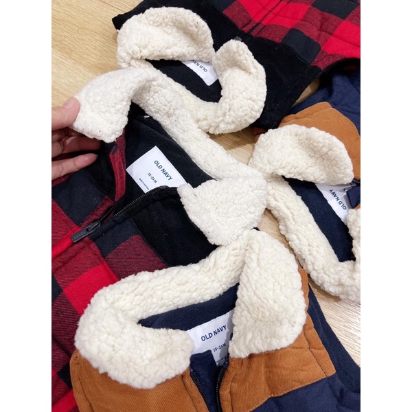 Áo gile bông H&M sz 0-24M