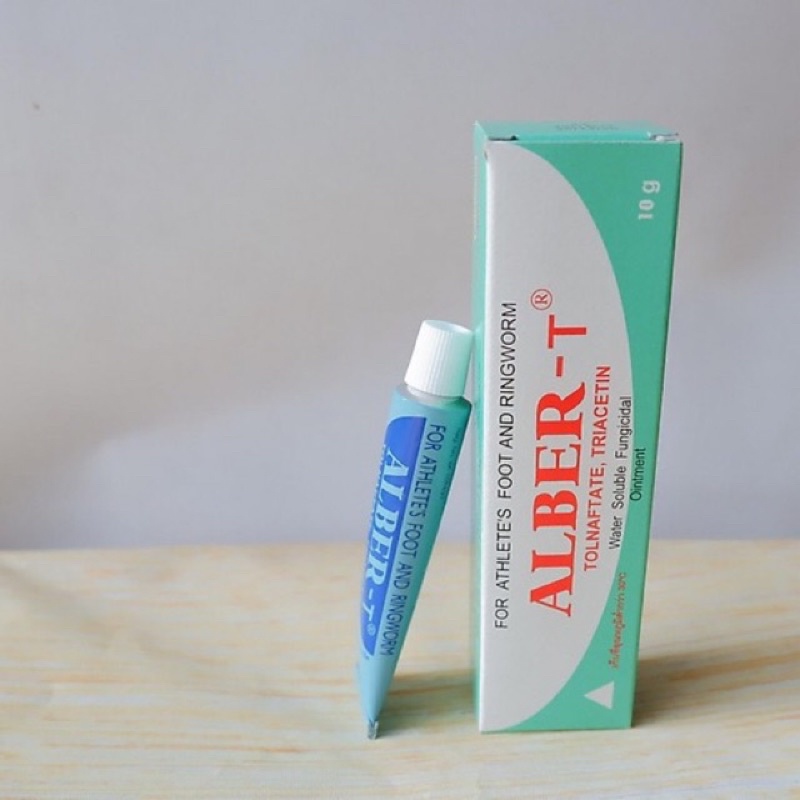 Trị nấm gà, mốc gà chọi, thuốc lác gà đá ALBER-T dạng tuyp bôi 10gr MADEIN THAILAND