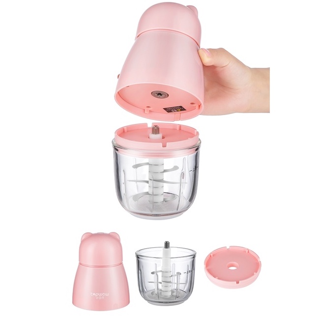 MÁY XAY 6 LƯỠI - MÁY XAY ĐA NĂNG TOPWOW A9 0.3 LÍT ( TẶNG KÈM QUÀ TẶNG 5 MÓN) VÀ AS9