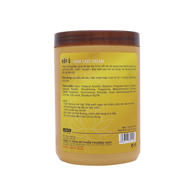 Hấp dầu (kem ủ tóc) mềm mượt, phục hồi khô xơ, hư tổn Hương Sen Karanz Hair Care Cream 1000ml | BigBuy360 - bigbuy360.vn