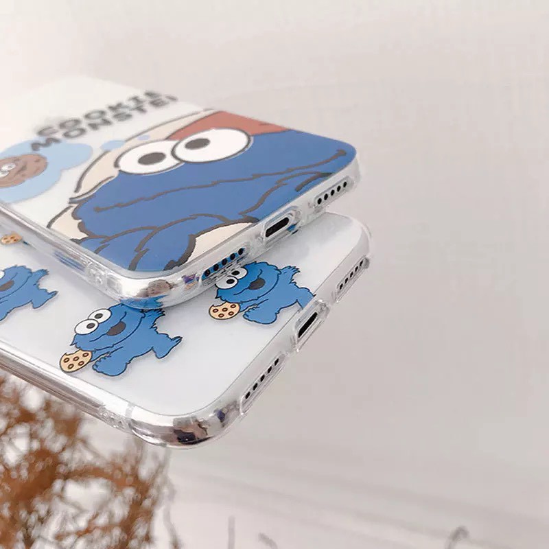 Ốp lưng iphone hình Cookie Monster 6 6S 6Plus 6S Plus 7Plus 8Plus X XSMax 11 11 ProMax - Infinity Case M21