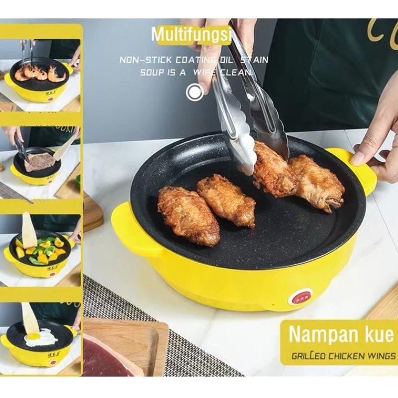 Chảo Nướng Bbq Đa Năng 22cm Phong Cách Hàn Quốc Tiện Dụng