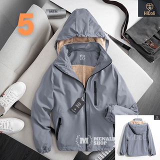 Áo Gió Tráng Bạc Lót Lông Nhung Chống Nước - Hàng Chính Hãng Hidoli