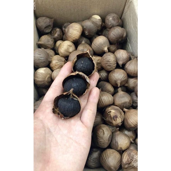 HỘP 500gr TỎI ĐEN CÔ ĐƠN LOẠI 1 - lên men tự nhiên, không hăng, dẻo ngọt