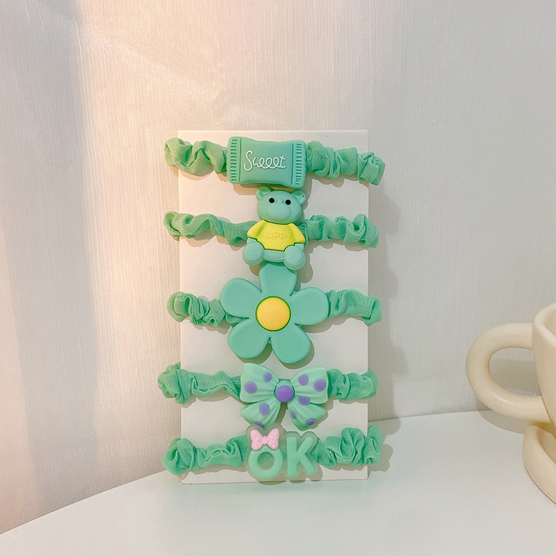 Dây Buộc Tóc Cao Su Dễ Thương Thời Trang Hàn Quốc Không Bị Đau