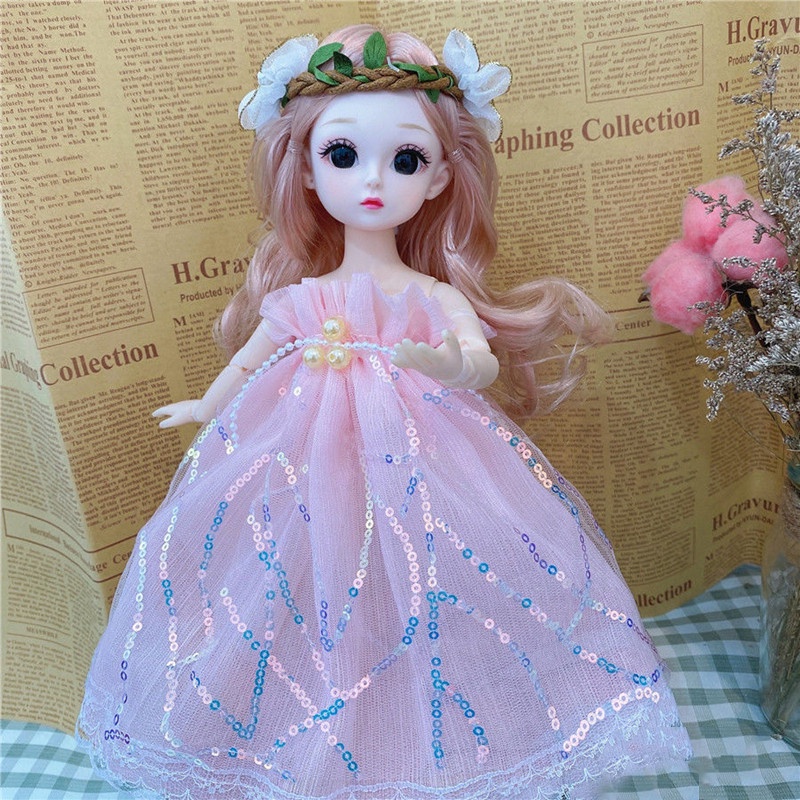 Búp Bê Barbie 30Cm Xinh Xắn Cho Bé Gái