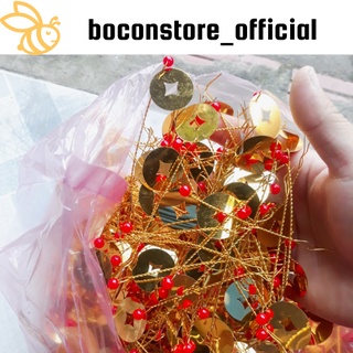 Combo 10 đồng tiền vàng nuyên liệu làm cây kim tiền, cây cành vàng lá ngọc shop BOCONSTORE