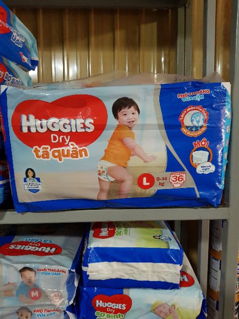 Tã quần Huggies size M42, L38, Xl34, Xxl28