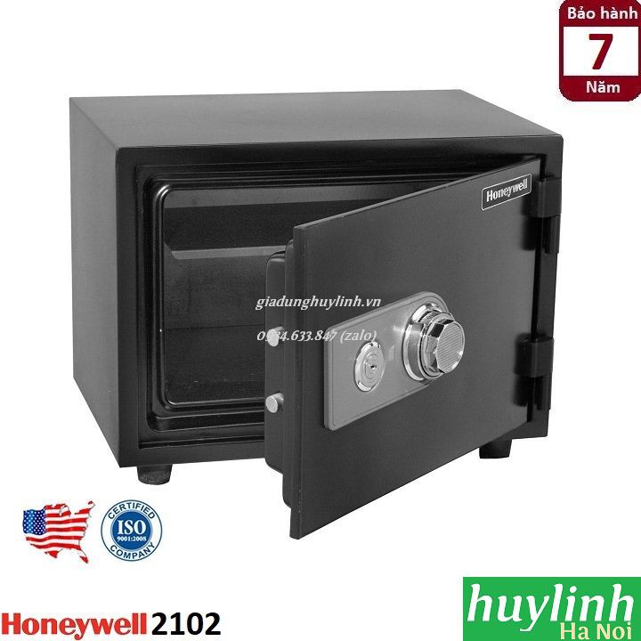 Két sắt khóa cơ chống cháy, chống nước Honeywell 2102 - Thương hiệu Mỹ