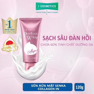 Sữa Rửa Mặt Ẩm Mịn Và Săn Chắc Da Senka Perfect Whip Collagen In 120g
