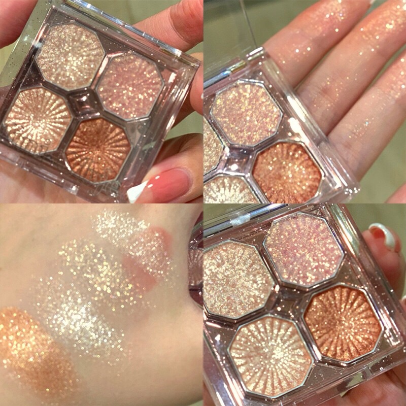 Phấn nhũ mắt 4 ô lấp lánh