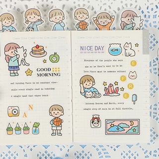 Sticker trang trí hình cô gái dễ thương