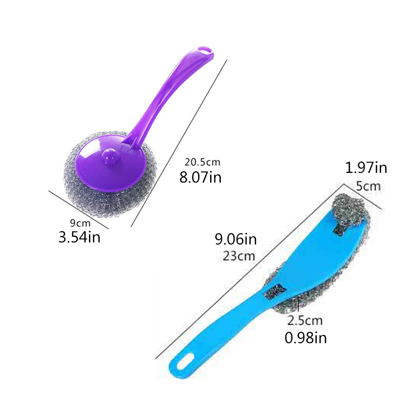 Bàn chải có dây thép không gỉ lau chùi nhà bếp thân thiện môi trường