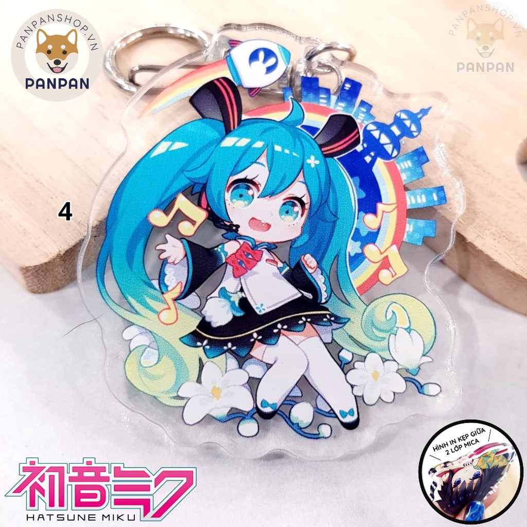 Móc khóa Anime DELUXE Hatsune Miku Snow Parade &amp; Magical Mirai 2019 (6cm)