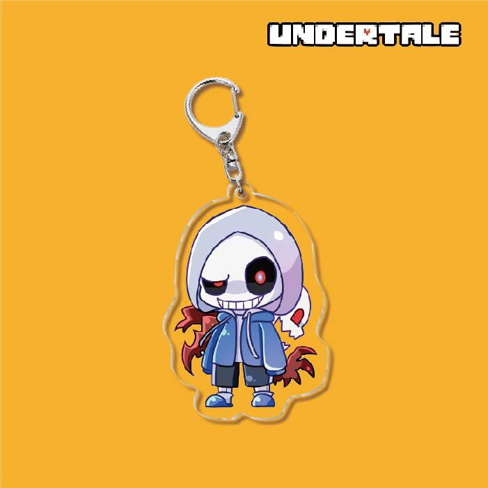 B &amp; M Game Undertale Móc Chìa Khóa Bằng Acrylic Mặt Họa Tiết Hoạt Hình Undertale Sans Anime