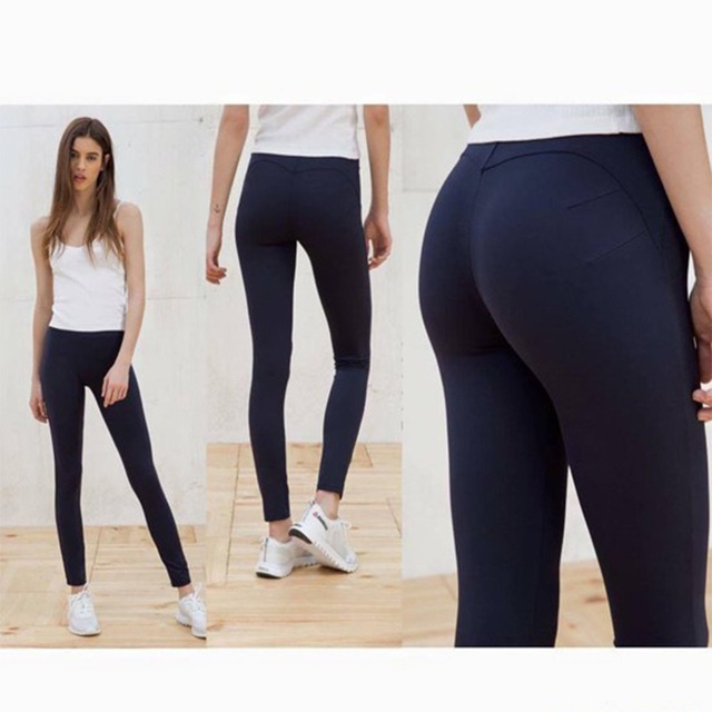 Quần legging nâng mông chất vải cotton co giãn | BigBuy360 - bigbuy360.vn