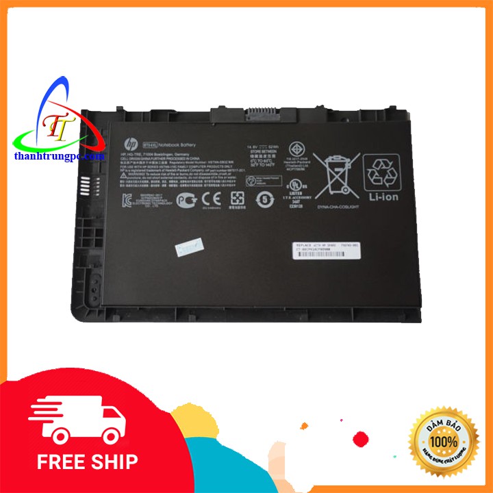 [Mã 229ELSALE hoàn 7% đơn 300K] Pin laptop Hp EliteBook Folio 9470M 9480M ,BA06 BT04 BT04XL H4Q47AA H4Q48A (ZIN)