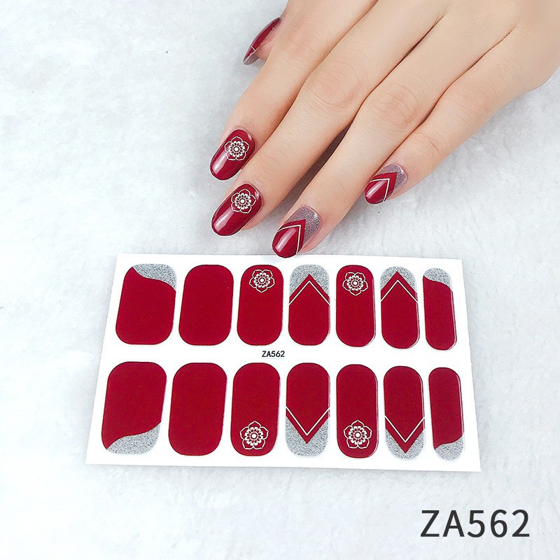 Nails Sticker Miếng Dán Móng Tay 3D Chống Nước