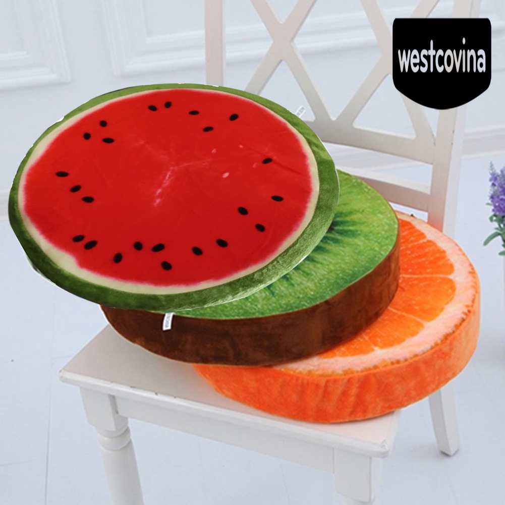 [Hot]☀ Gối Tròn Mềm Mại Hình Trái Cây Dễ Thương