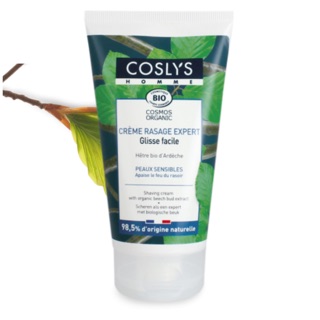 Kem dưỡng cạo râu hữu cơ Coslys 125ml