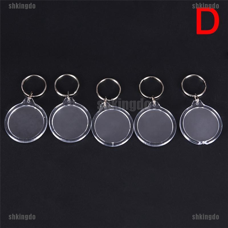 Móc khóa mặt khung ảnh trong suốt xinh xắn