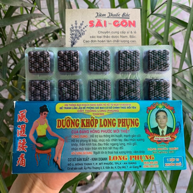 Cốt Thống Long Phụng - Dưỡng Khớp Long Phụng Date Mới 2024