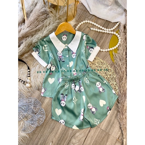 Pizama đùi bé gái đại