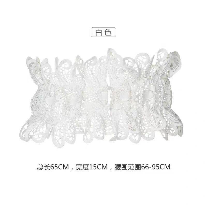 Thắt Lưng Ren Bản Rộng Đơn Giản Dễ Phối Đồ Thời Trang Mới Nhất Cho Nữ