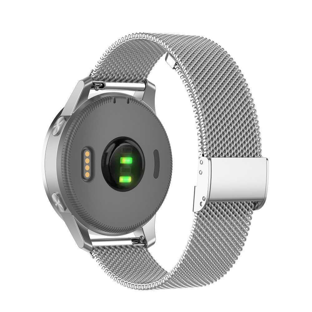 Dây đeo inox 18 20 22MM cho đồng hồ thông minh Garmin Vivoactive 4 4S 3/Venu 2 2S/Vivomove 3 3S