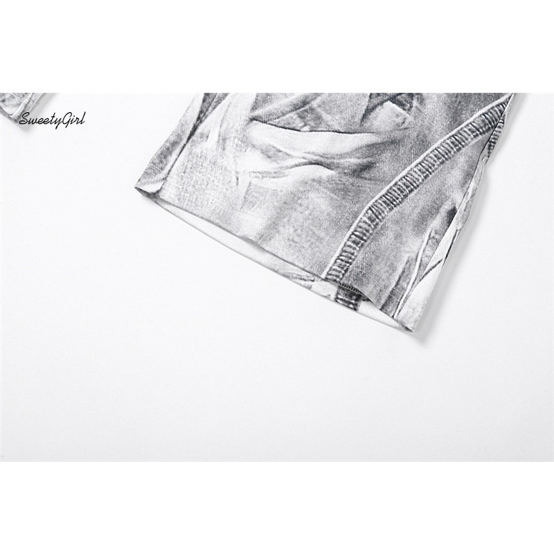 Quần Dài Lưng Cao Có Túi In Hình Thời Trang 2022 Dành Cho Nữ