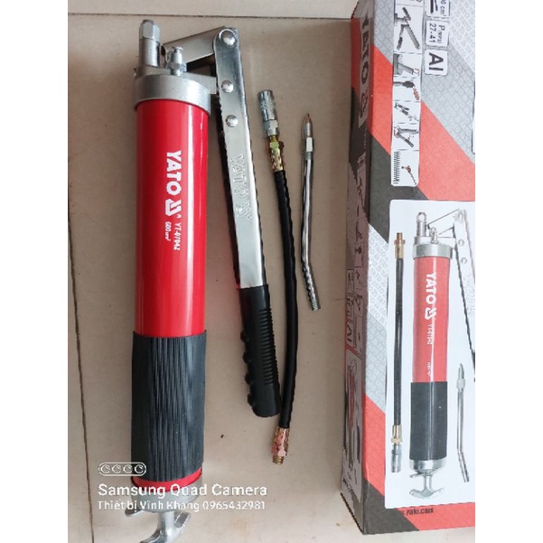 Súng bơm mỡ bằng tay 600cc Yato, model Yato YT-07042