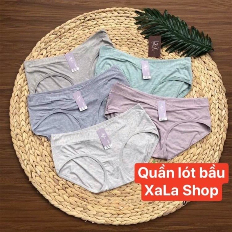 Quần lót bà bầu cạp chéo mùa hè chất cotton đũi kháng khuẩn đồ lót chip bà bầu nội y bầu 7011/666