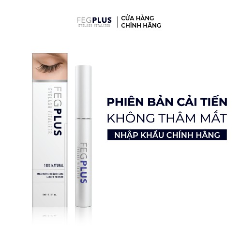 Dưỡng mi tế bào gốc FEG Plus+ Stem Cells ban đêm - Dày mi sau 14 ngày, không gây thâm mắt