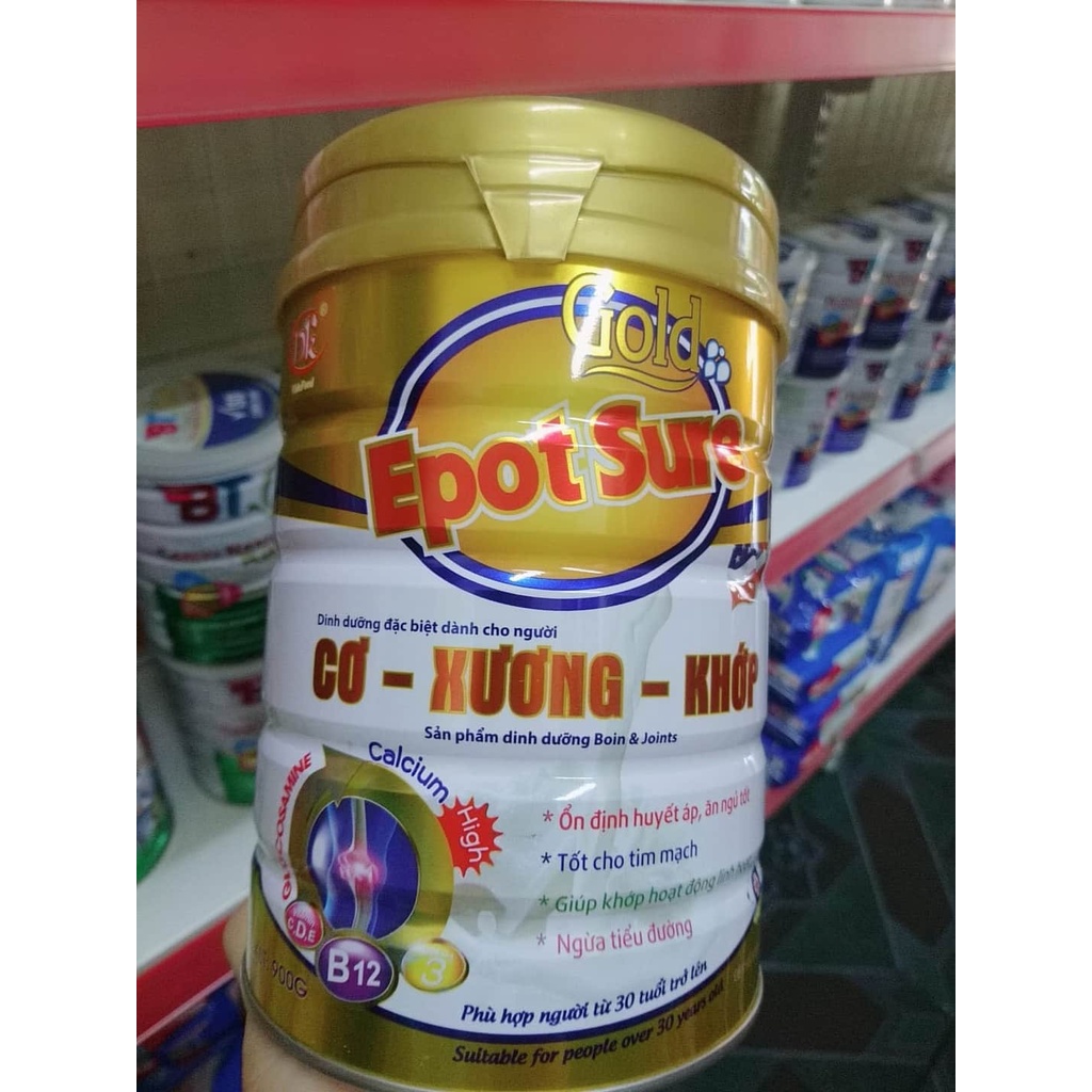 SỮA BỘT CHO NGƯỜI BỆNH CƠ - XƯƠNG - KHỚP EPOTSURE BONE &amp; JOINT 900GR