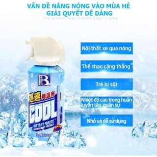 BÌNH XỊT LÀM LẠNH TỨC THÌ 180ml Cực Phê
