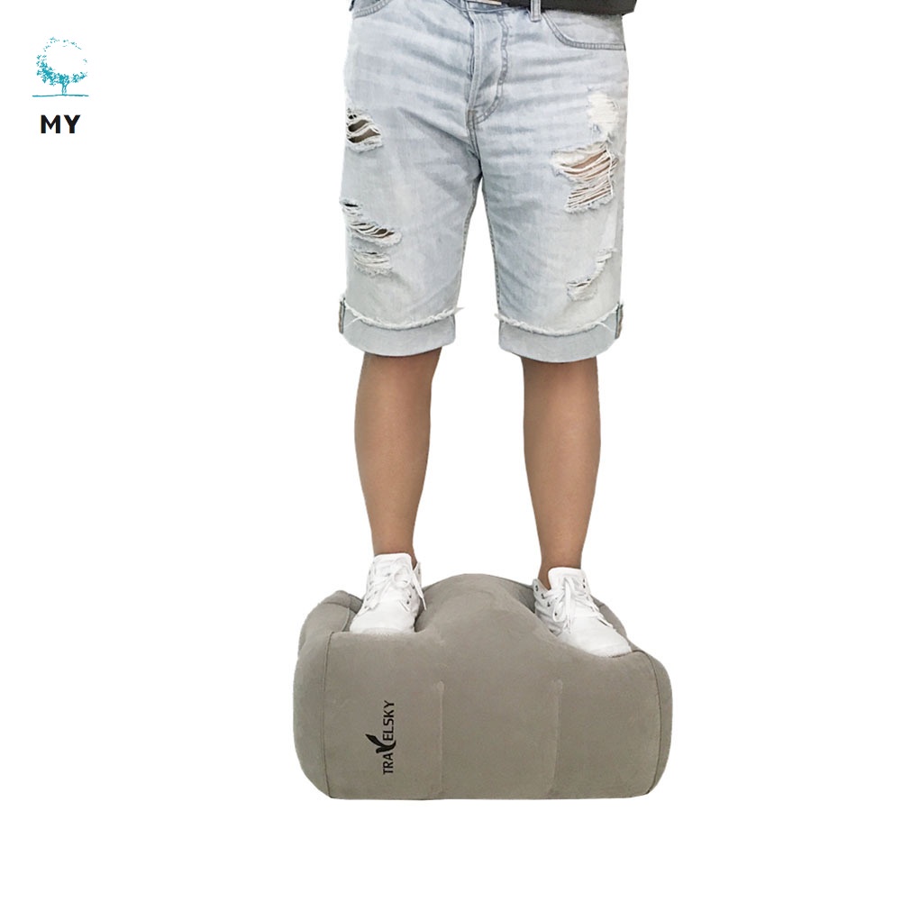 Gối Kê Chân Bơm Hơi Tiện Dụng Khi Đi Du Lịch