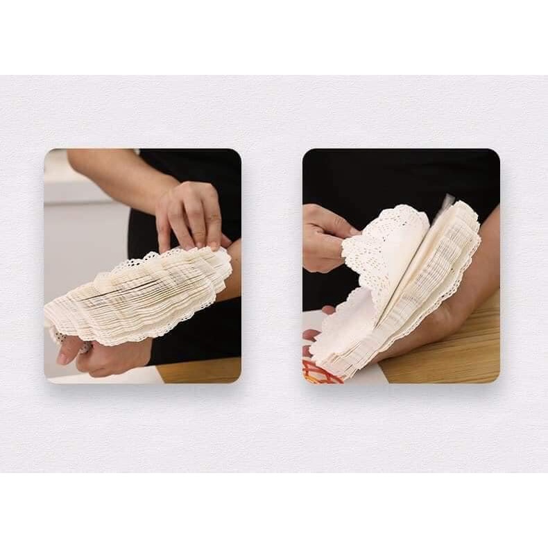 Giấy thấm dầu hoa văn